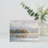 Carte postale du bar Foggy Bled Lake (Debout devant)