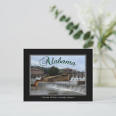 Carte postale du barrage de Prattville (Debout devant)