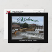 Carte postale du barrage de Prattville (Devant / Derrière)