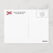 Carte postale du barrage de Prattville (Dos)