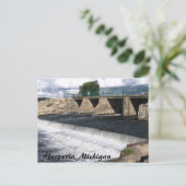 Carte postale du barrage Hesperia (Debout devant)