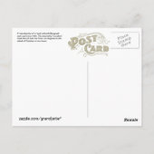 Carte postale du bateau à vapeur Catalina (Dos)