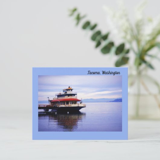 Carte postale du bateau Ruston Tacoma (Debout devant)