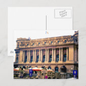 Carte postale du bâtiment de Bucarest (Devant / Derrière)