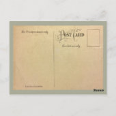 Carte postale du bâtiment de la capitale de l'État (Dos)