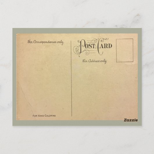 Carte postale du bâtiment de la capitale de l'État (Dos)