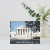 Carte postale du bâtiment de la Cour suprême (Debout devant)