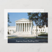 Carte postale du bâtiment de la Cour suprême (Devant / Derrière)