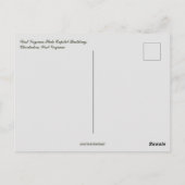 Carte postale du bâtiment du Capitole de l'État de (Dos)