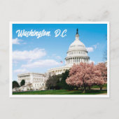 Carte postale du bâtiment du Capitole moderne Wash (Devant)