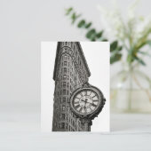 Carte postale du bâtiment en fer plat (Debout devant)