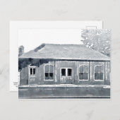 Carte postale du bâtiment historique du tramway à  (Devant / Derrière)