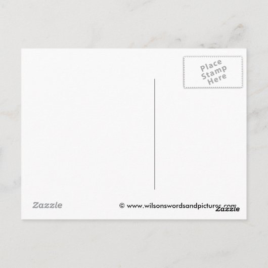 Carte postale du bâtiment vénitien (Dos)