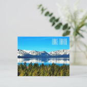 Carte postale du beau lac Tahoe (Debout devant)