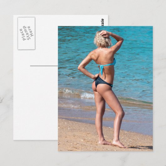 Carte postale du Bikini Beach (Devant / Derrière)