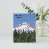 Carte postale du bol de ski Mt. Hood Oregon (Debout devant)