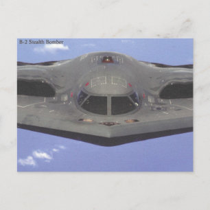 Carte postale du bombardier furtif B2