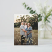 Carte postale du Bon thanksgiving d'automne Merci (Debout devant)