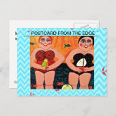 CARTE POSTALE DU BORD (Devant / Derrière)