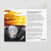 Carte postale du brûleur en cuir de vélo (Dos)