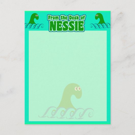 Carte Postale Du bureau de Nessie ! (Devant)