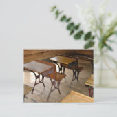 Carte postale du bureau scolaire (Debout devant)