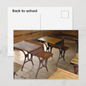Carte postale du bureau scolaire (Devant / Derrière)