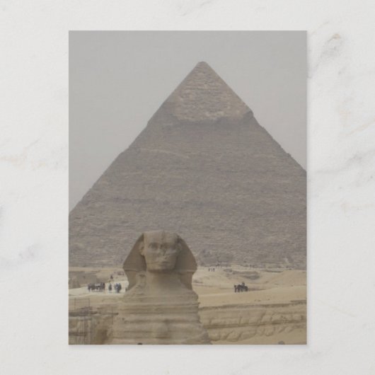 Carte postale du Caire Égypte Pyramide/Sphynx (Devant)