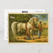 Carte postale du calendrier 2012 du Sultan (Devant / Derrière)