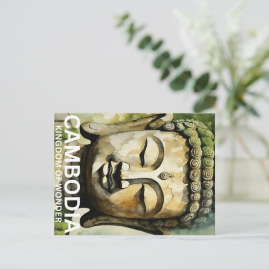 Carte postale du Cambodge (Debout devant)