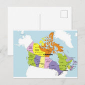 Carte postale du Canada (Devant / Derrière)