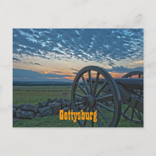 Carte postale du canon II de Gettysburg
