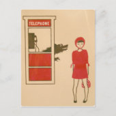 Carte postale du capot rouge (Devant)