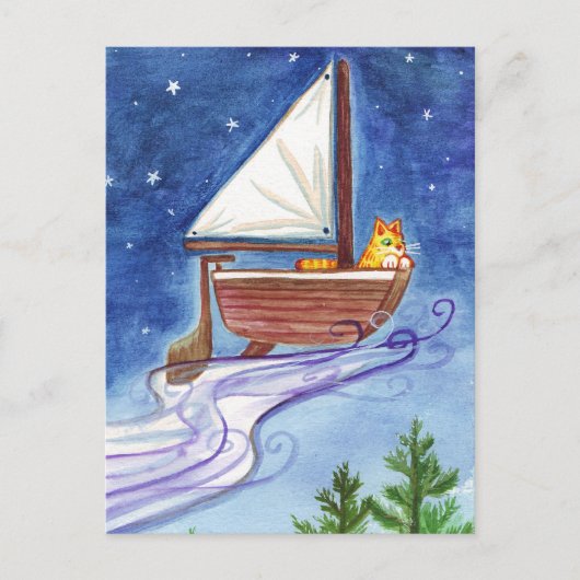 Carte postale du Catboat no 1 (Devant)