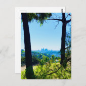 Carte postale du centre de Los Angeles (Devant / Derrière)