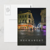 Carte postale du centre historique de Bucarest la (Devant / Derrière)