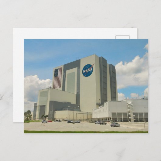 Carte postale du centre spatial Kennedy (Devant / Derrière)