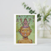 Carte postale du cerveau (Debout devant)