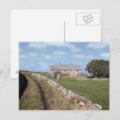 carte postale du chalet abandonné (Devant / Derrière)