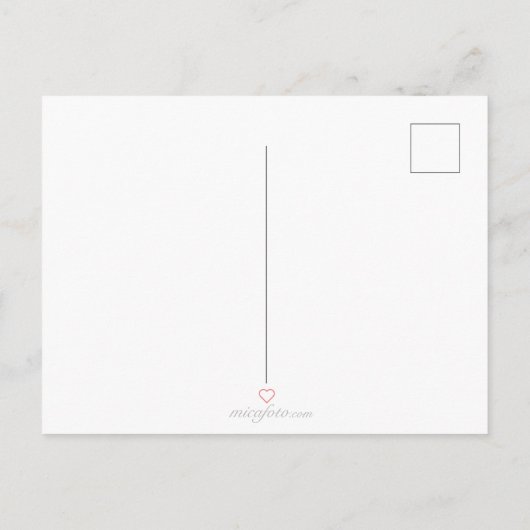 Carte postale du champ de pavots (Dos)