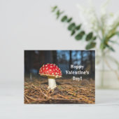 Carte postale du Champagne Rouge Saint Valentin (Debout devant)