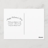 Carte postale du Champagne Rouge Saint Valentin (Dos)