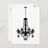 Carte postale du chandelier (Devant / Derrière)