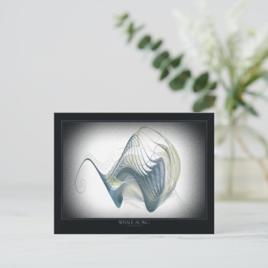 Carte postale du chant de baleine (Debout devant)