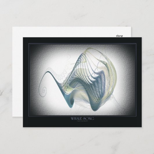 Carte postale du chant de baleine (Devant / Derrière)