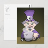 Carte postale du Chapelier fou (Devant / Derrière)