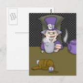 Carte postale du Chapelier fou (Devant / Derrière)