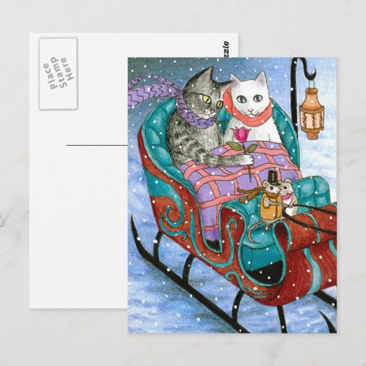 carte postale du chat 436 (Devant / Derrière)