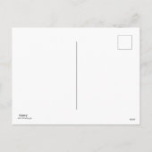 Carte postale du chat Ralphabet (Dos)