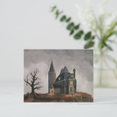 Carte postale du château (Debout devant)